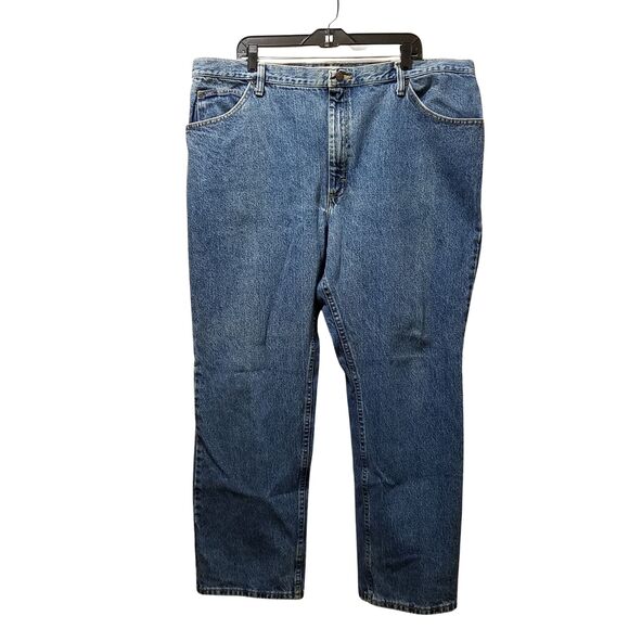 Lee Jeans Men’s 44x30 Blue Regular Fit Straight Leg Denim - Picture 1 of 5